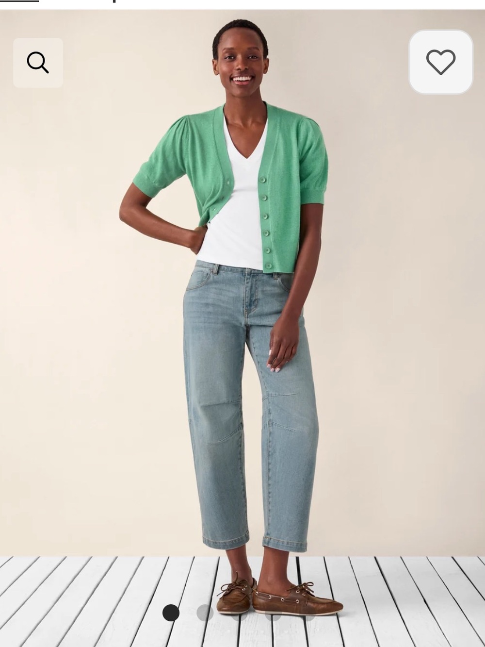 Cabi Cooper barrel jean- Beach Club Wash